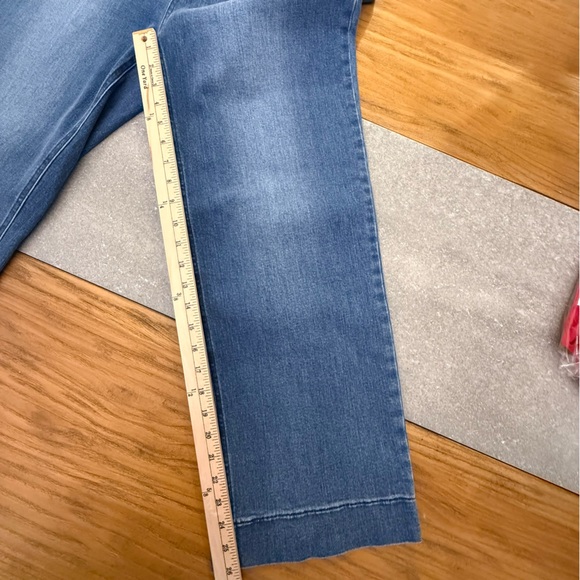 J.McLaughlin Hadleigh Wide Leg Denim Trousers Jeans Size 12 - Picture 11 of 11